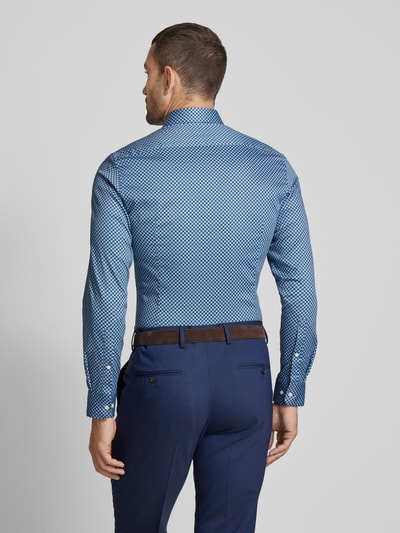 Jake*s Super Slim Fit Businesshemd aus Premiumqualität Blau 5