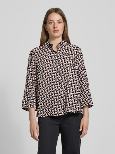 Christian Berg Woman Hemdbluse mit Knopfleiste Black 4