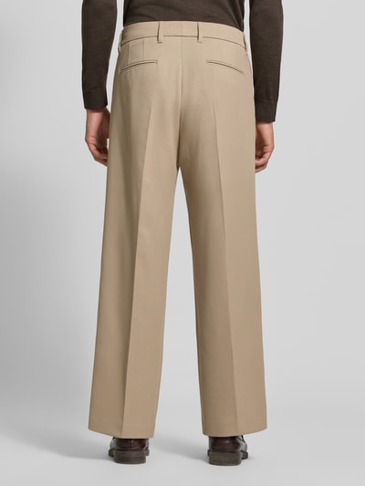 DRYKORN Wide Fit Hose mit Bügelfalten Modell 'LEEK' Beige 5