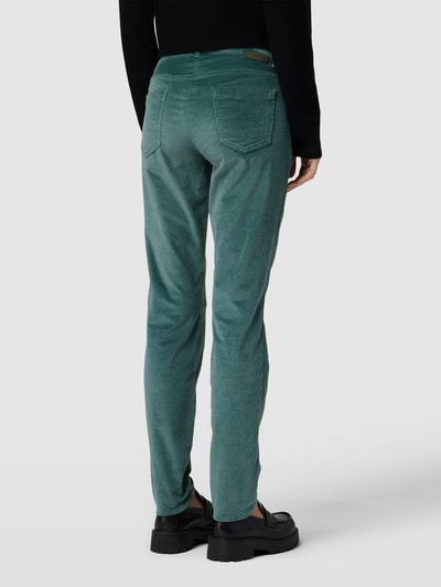 Brax Broek van corduroy in effen design, model 'SHAKIRA' Groen - 5