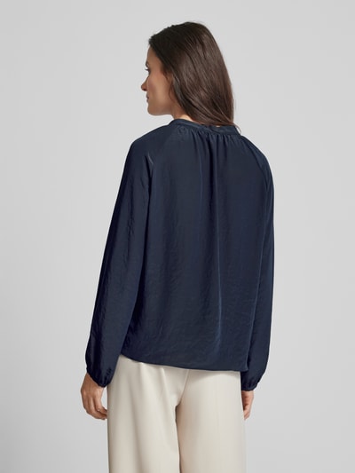 Luisa Cerano Blouse met druppelvormige hals Marineblauw - 5