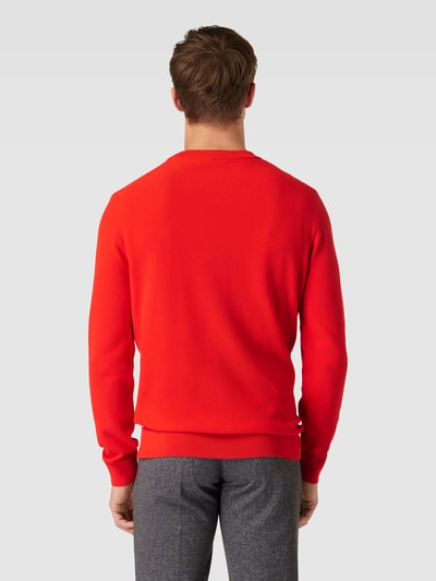 Armedangels Gebreide pullover met ribboorden Rood - 5