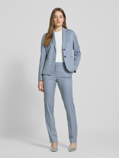 Christian Berg Woman Selection Stoffen broek met structuurmotief Lichtblauw - 1