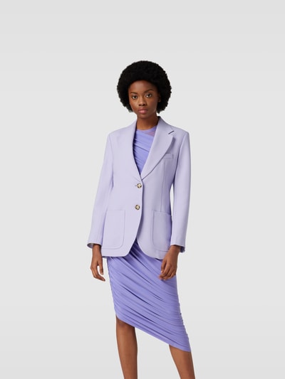 Victoria Beckham Blazer mit Reverskragen Lavender 4