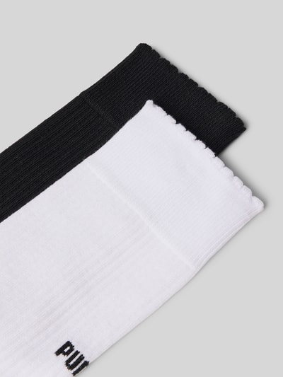 PUMA Socken mit Label-Print im 2er-Pack Weiss 2