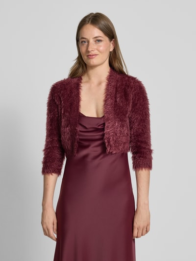 V.M. Bolero mit 3/4-Ärmel Bordeaux 4