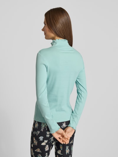 Marc Cain Shirt met lange mouwen en opstaande kraag Mintgroen - 5