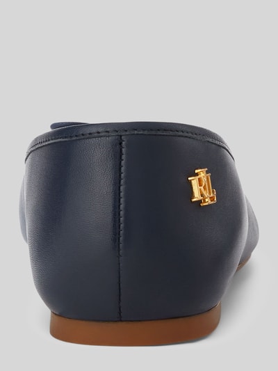 Lauren Ralph Lauren Ballerinas aus echtem Leder Marine 4