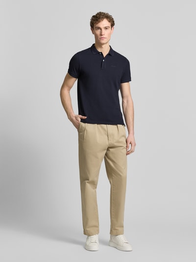 Geox Slim Fit Poloshirt mit Logo-Stitching Marine 1