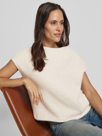 OPUS Sweatshirt mit Kappärmeln Modell 'Gofir' Beige 3