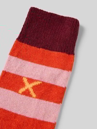 Unio Socken mit Kaschmir-Anteil Orange 2