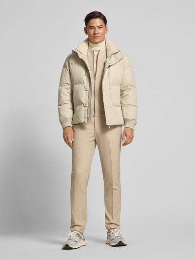 MCNEAL Chinosy z wpuszczanymi kieszeniami w stylu francuskim Beżowy 1