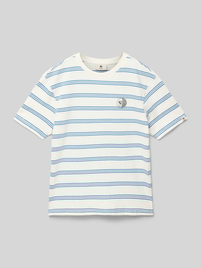 Garcia T-Shirt mit Label-Print Offwhite 1