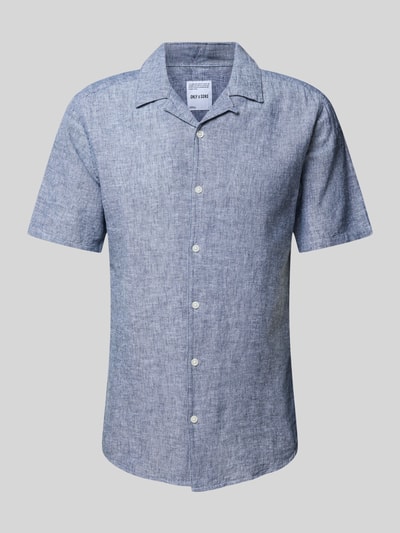 Only & Sons Vrijetijdsoverhemd met reverskraag, model 'CAIDEN' Bleu - 2