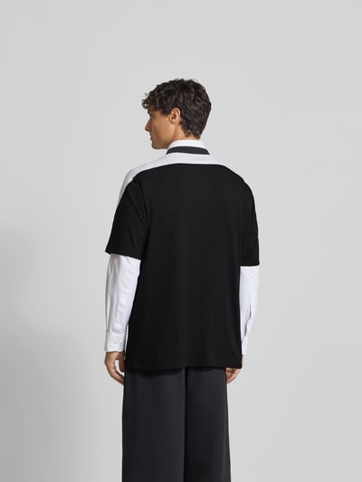 VETEMENTS Regular Fit T-Shirt mit Logo-Stitching Black 5