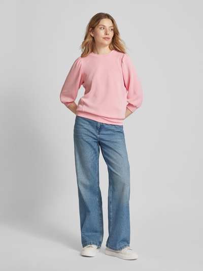 Selected Femme Sweatshirt mit 3/4-Arm Modell 'TENNY' Rosa 1