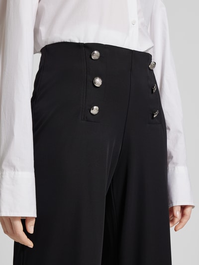 Lauren Ralph Lauren Broek met sierknopen, model 'CORYDON' Zwart - 3