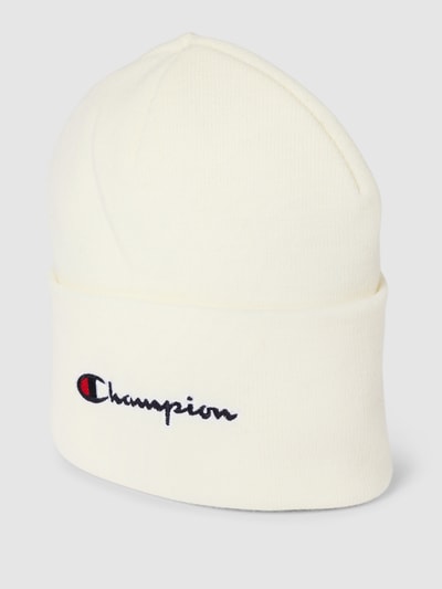 CHAMPION Beanie mit Label-Stitching Modell 'Beanie Cap' Hellgrau 1