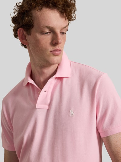 Polo Ralph Lauren regular fit poloshirt van puur katoen Felroze - 3