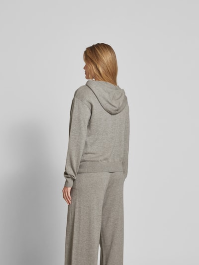 Lala Berlin Oversized Hoodie mit Woll-Anteil Mittelgrau 5