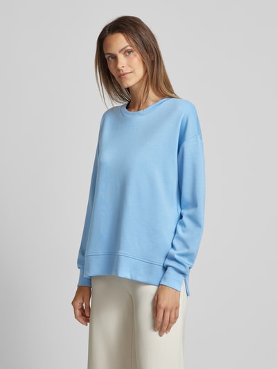 Soyaconcept Sweatshirt mit überschnittenen Schultern Modell 'BANU' Hellblau 4