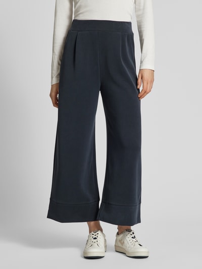 Rich & Royal Wide Leg Sweatpants mit Bundfalten Black 4