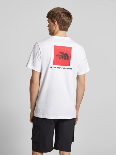 The North Face T-shirt met labelprint Wit - 5