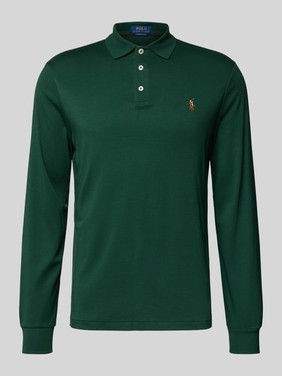 Polo Ralph Lauren Slim fit poloshirt in logostitching Donkerrood - 2