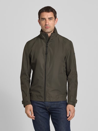Strellson Jacke mit Stehkragen Modell 'Lucca' Oliv 4