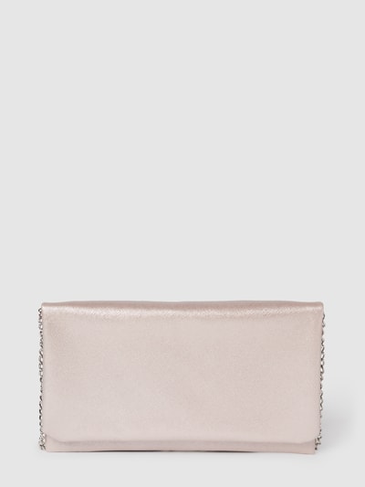 Jake*s Cocktail Clutch mit schimmernder Optik Metallic Rosa Melange 2