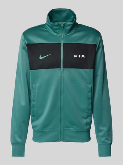 Nike Sweatjacke mit Label-Print Gruen 2