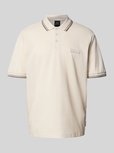 ARMANI EXCHANGE Regular fit poloshirt met knoopsluiting Offwhite - 2