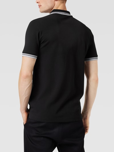 BOSS Green Regular Fit Poloshirt mit Label-Stitching Modell 'Paddy' Black 5