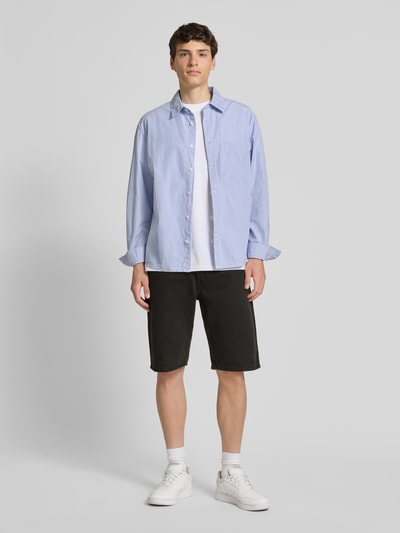 Levi's® Korte loose fit jeans in 5-pocketmodel, model '469' Zwart - 1