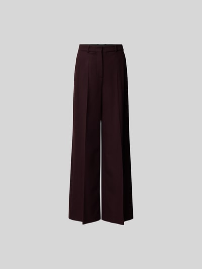 Joseph Wide Fit Stoffhose aus Woll-Mix Bordeaux 2