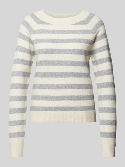 Vero Moda Gebreide pullover met lange mouwen, model 'DOFFY' Ecru - 2