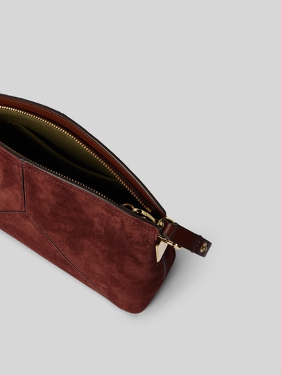 Victoria Beckham Shoulder Bag mit Logo-Prägung Dunkelbraun 5