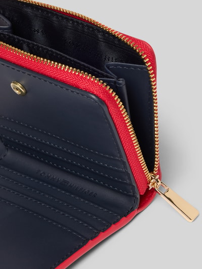 Tommy Hilfiger Portemonnee in leerlook Rood - 3