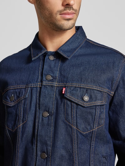 Levi's® Jeansjack met borstzakken en labeldetail, model 'THE TRUCKER' Jeansblauw - 3