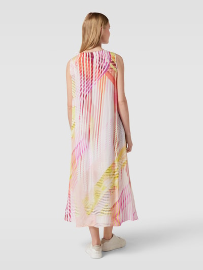 Marc Cain Blusenkleid mit Allover-Muster Rosa 5