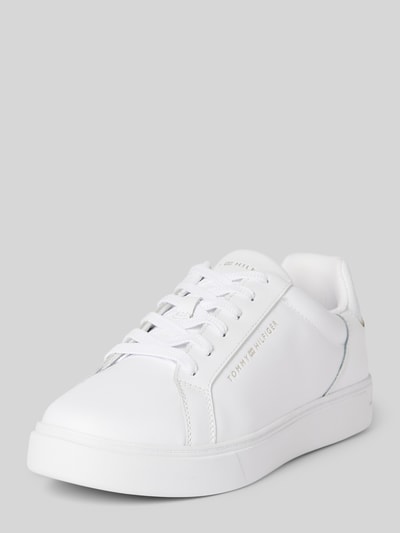 Tommy Hilfiger Sneakers van leer met labeldetail Wit - 1