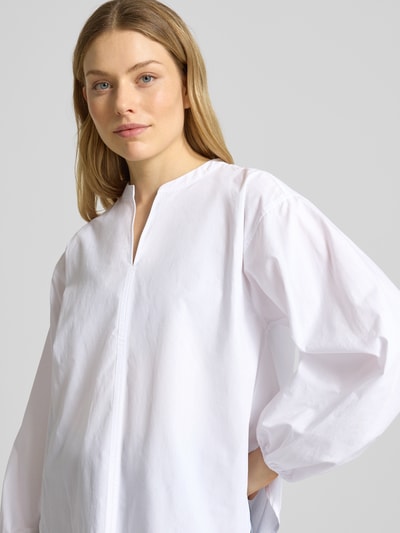 OPUS Regular Fit Bluse mit Tunikakragen Modell 'Flandi' Weiss 3