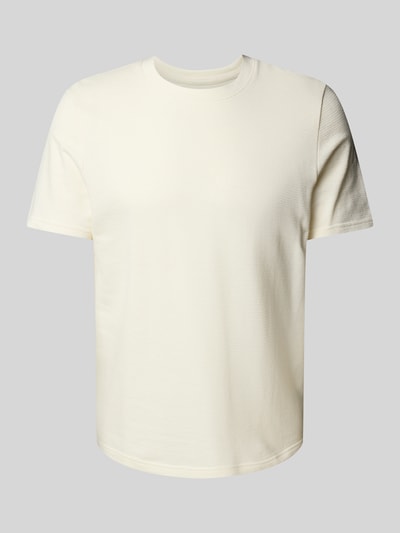 MCNEAL T-shirt met geribde ronde hals Offwhite - 2