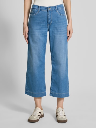 MAC Wide Leg Jeans im 5-Pocket-Design Hellblau 4