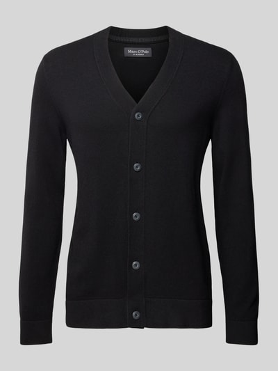 Marc O'Polo Strickjacke mit V-Ausschnitt Black 2