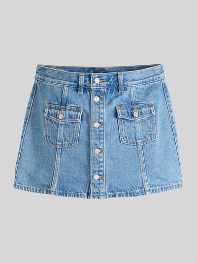 Levi's® Mini Jeansrock mit Knopfleiste Hellblau 2