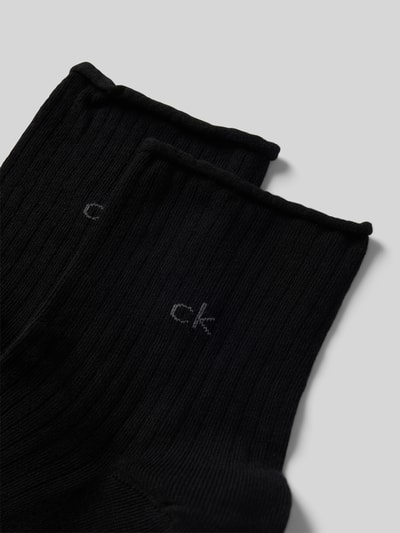 CK Calvin Klein Sokken met labeldetail in een set van 2 paar Zwart - 2