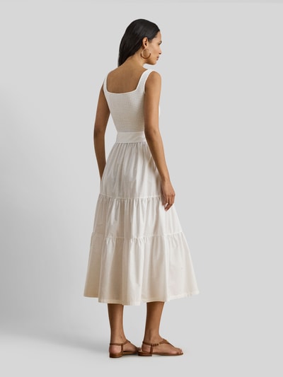 Lauren Ralph Lauren Freizeitkleid aus reiner Baumwolle Weiss 5