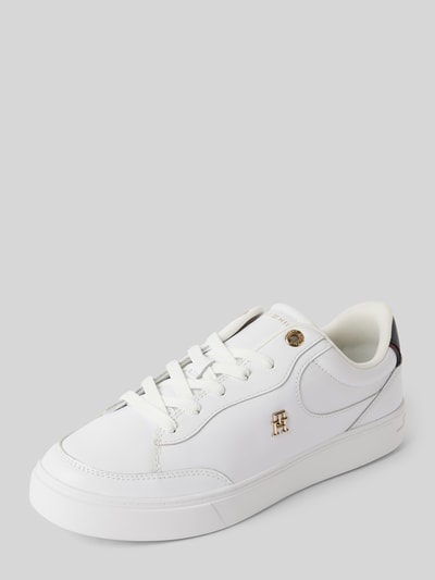 Tommy Hilfiger Sneaker aus echtem Leder Weiss 1