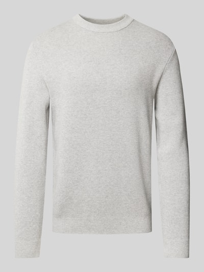 Jack & Jones Premium Strickpullover mit Rundhalsausschnitt Modell 'BLAMILANO' Hellgrau 1